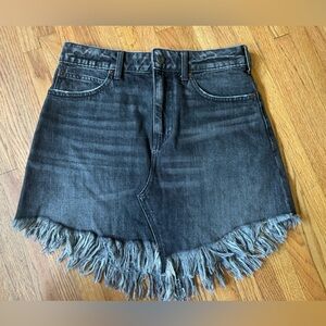 We The Free Black Denim Shorts